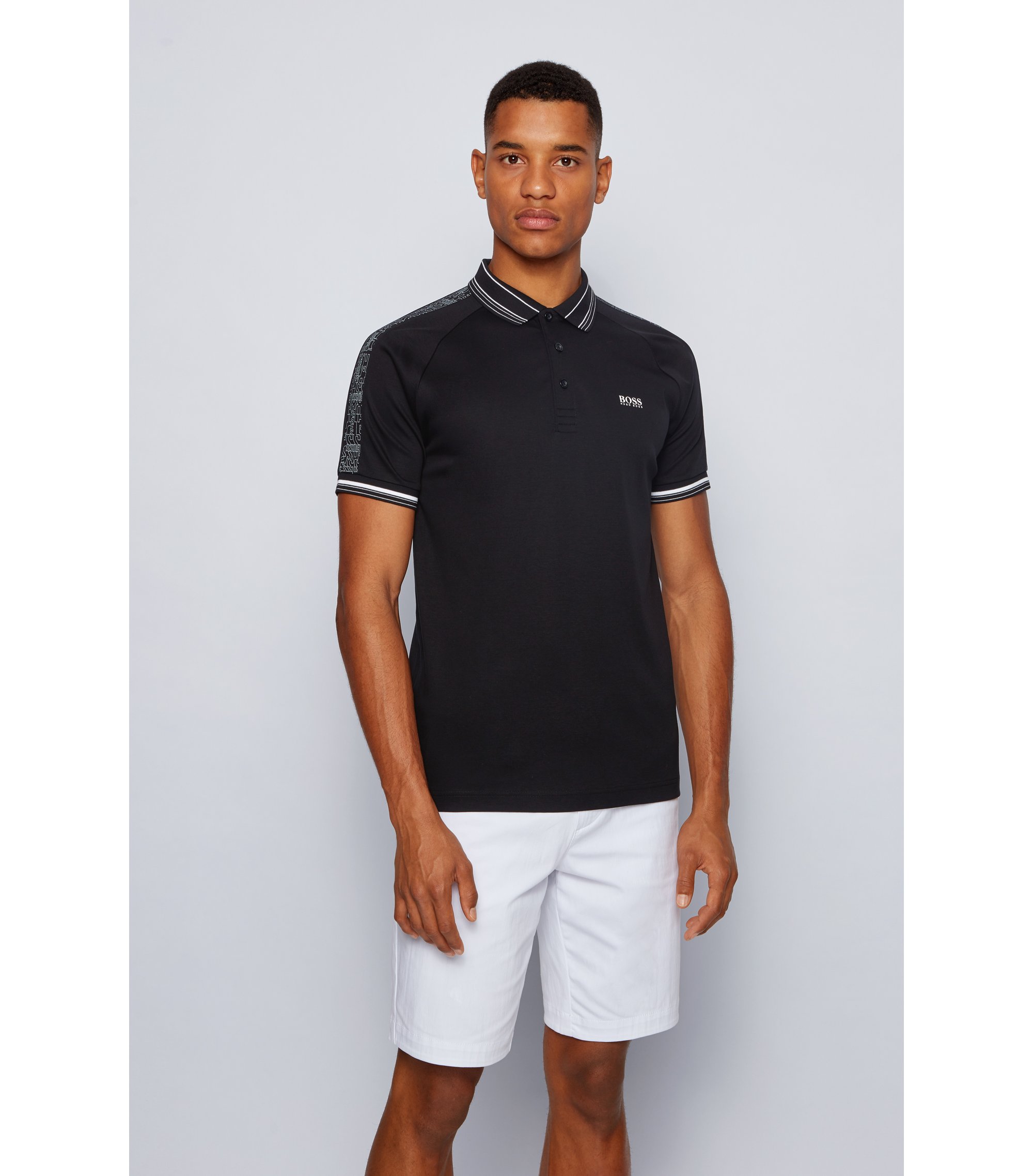 Hugo Boss Men/'s Regular Fit Polo T-Shirt In Black